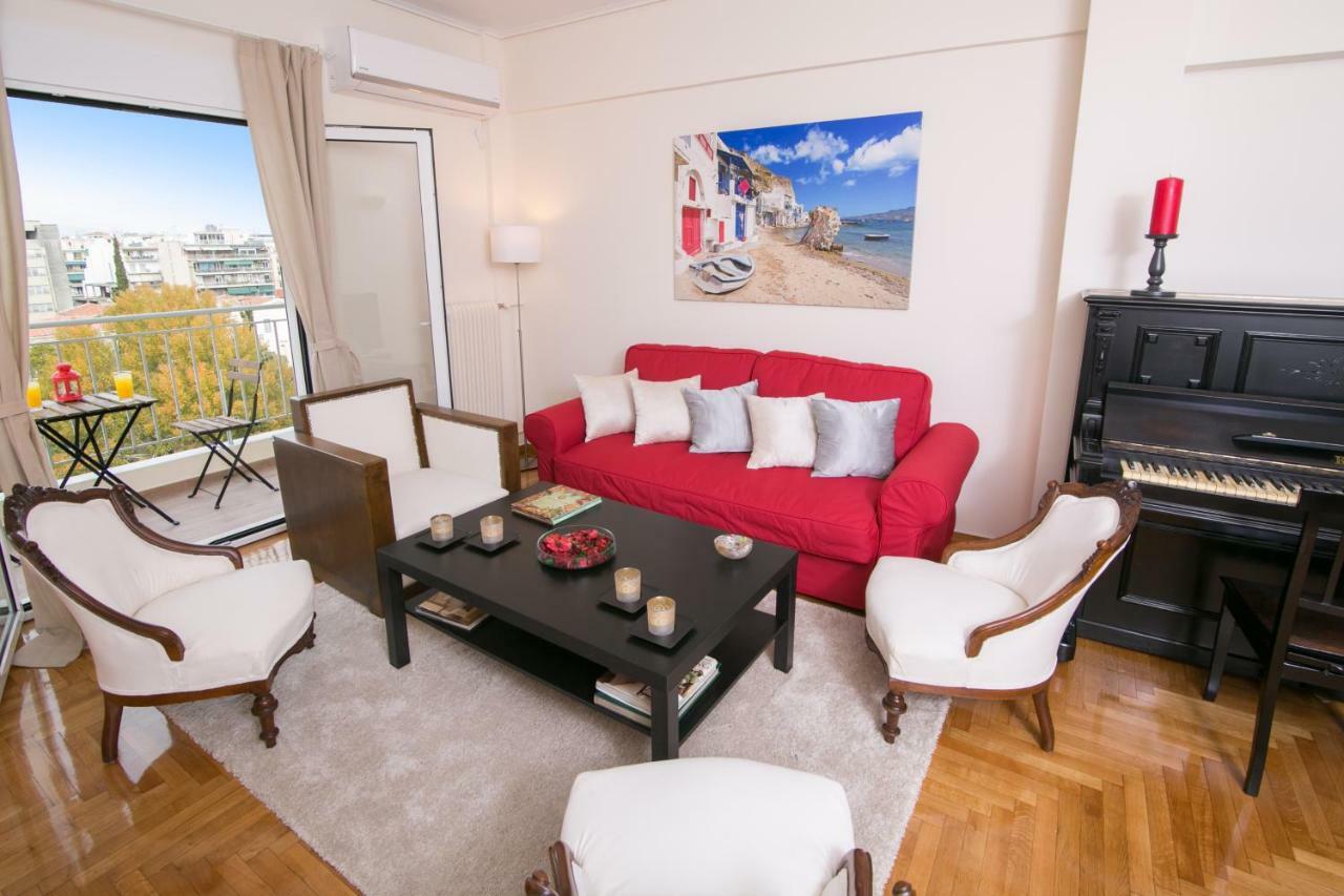 Magnificent Luxury Retrostyle Flat Acropolis View Apartman Athén Kültér fotó
