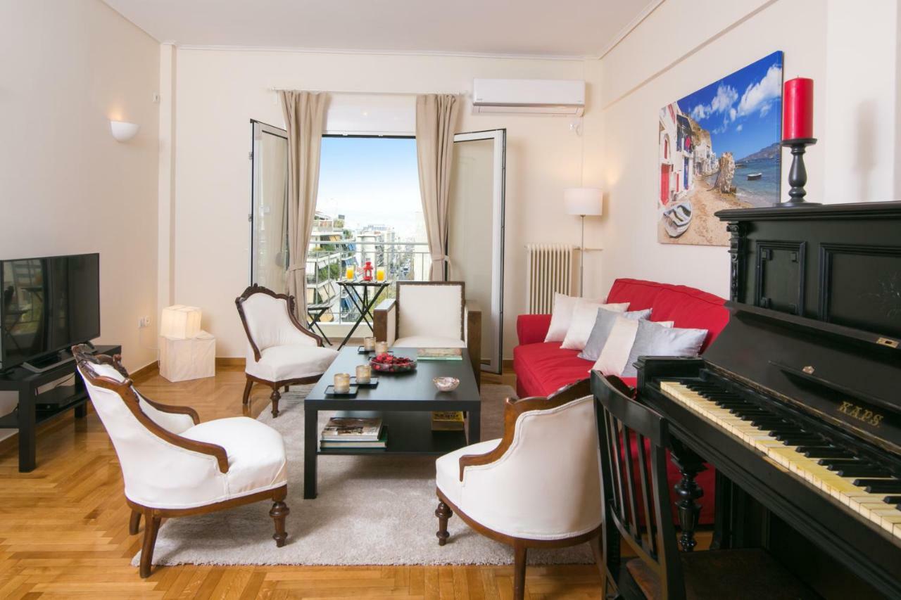 Magnificent Luxury Retrostyle Flat Acropolis View Apartman Athén Kültér fotó