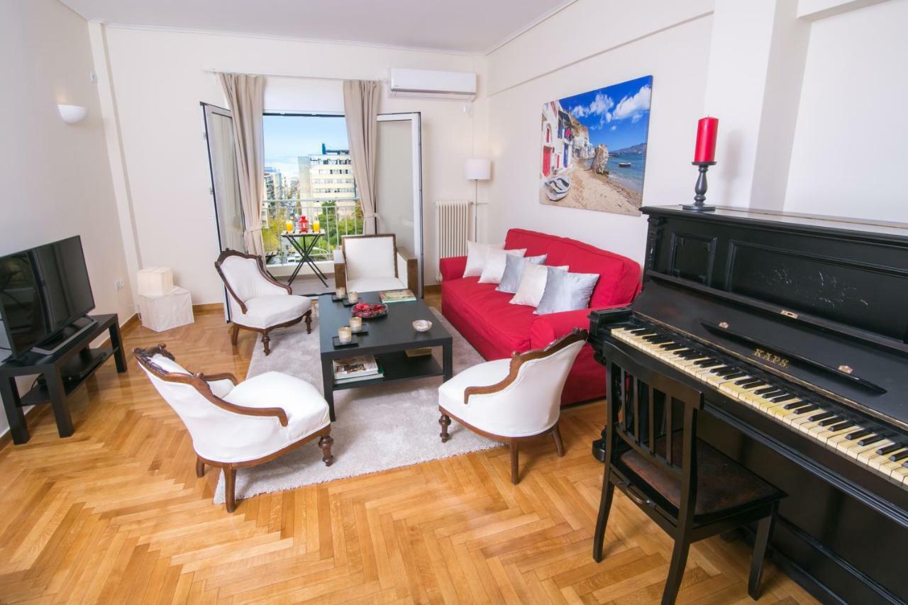 Magnificent Luxury Retrostyle Flat Acropolis View Apartman Athén Kültér fotó